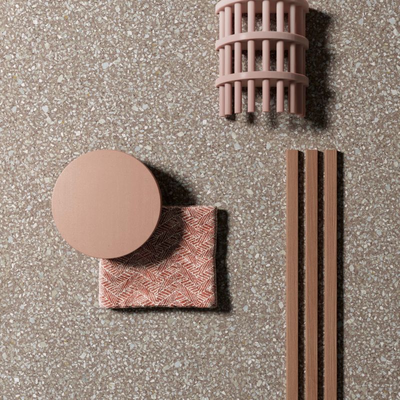 Abk Blend Dots Taupe Ret 90X90 - PF60005826