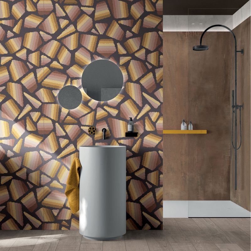 Abk Wide & Style Fl.Shard Curry 120X120 - 60006106