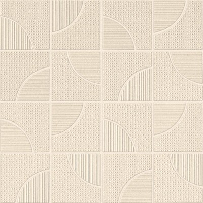 Mosaico Atlas Concorde Aplomb Cream Arch 32X32 - A6SL