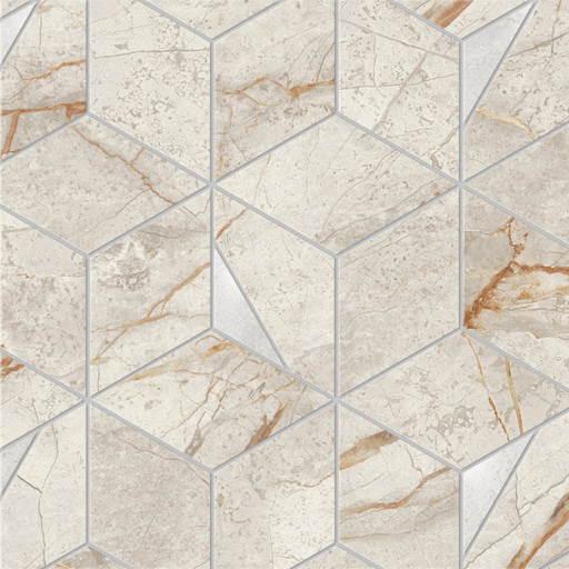Mosaic Atlas Concorde Marvel Diva White Everest Hex Lapp 23.3x40.3 - AYLR