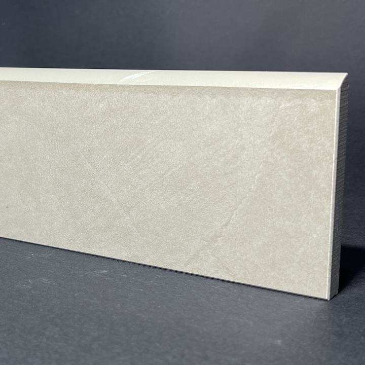 Rodapié De Porcelana Blanca Brillo Al.3,5cm X L.98cm
