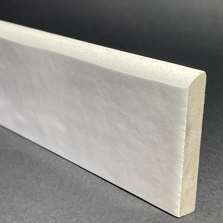 Rodapié de Porcelana Blanco Océano Al.7cm X L.44,8cm