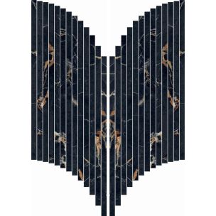 Mosaico Abk Sensi Signoria Ventaglio Port Gold Lpp 28X60 - PF60009151