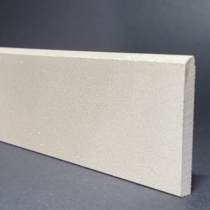 Rodapié De Porcelana Taupe Al.7cm X L.60cm