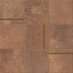 Mosaic Caesar Alchemy Composizione N Brass Copper 30x30 - AFWX