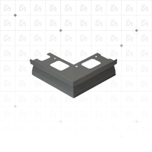 Progress Profiles Proside Walk ALL - Esquinas exteriores de aluminio pintado gofrado antracita h.12,5 mm