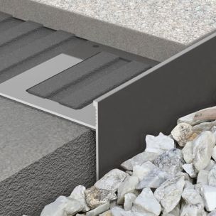 Perfiles Progress Profiles Prosize Walk h.12,5mm Testa di Moro Aluminio pintado en relieve 2,7ml