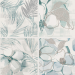 Elios Clay Flower Ocean Aqua 10X10 - 00G1D05