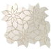 Mosaic Fap Roma Gold Calacatta Delicato Daisy 29X31.9 - fQKW