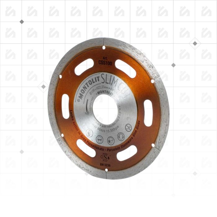 Disco Diamante Ultrafino Montolit Corte Slim 100mm