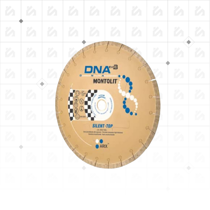 Disco Diamante Silencioso Montolit DNA Evo3 200mm h.9mm