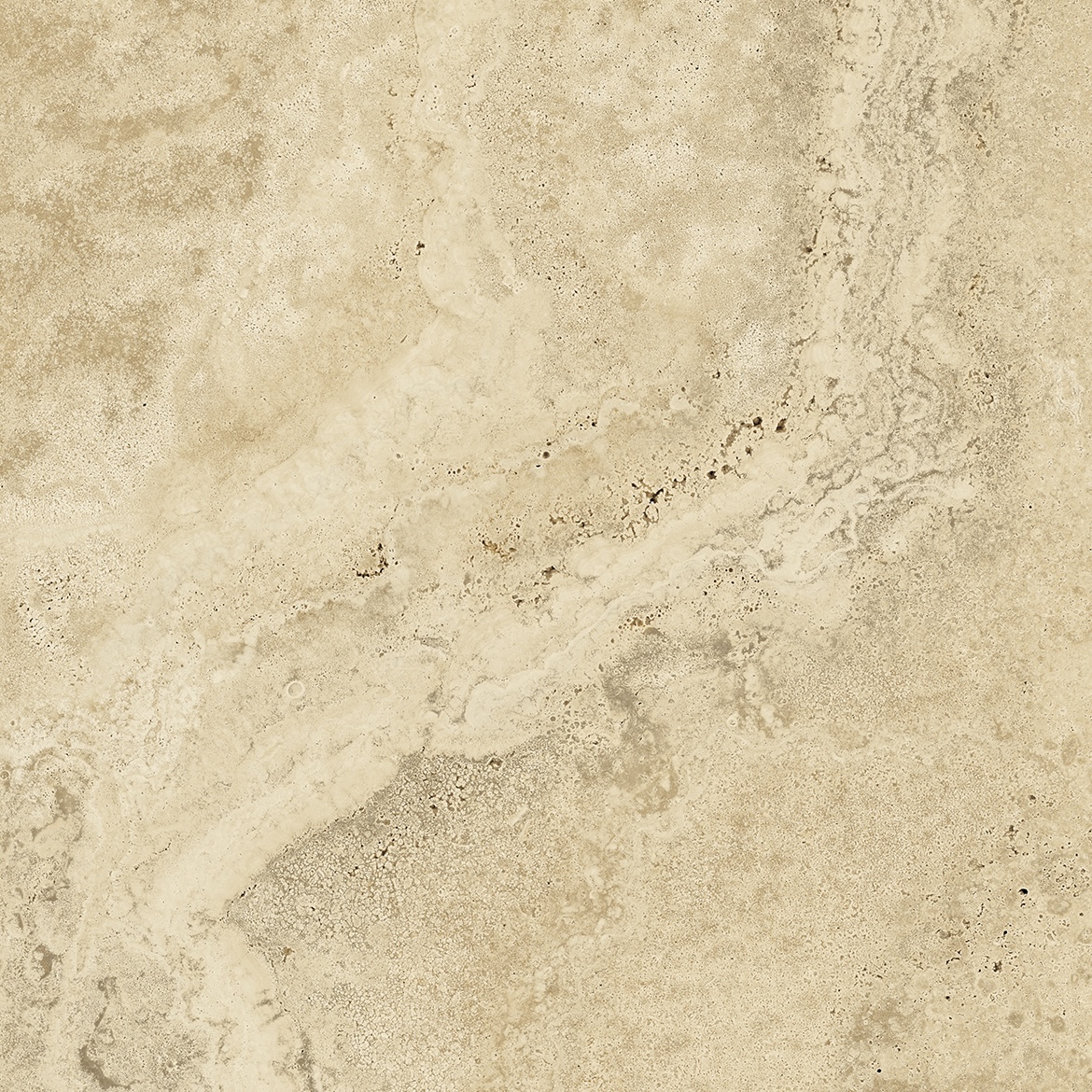 Porcelánico Efecto Mármol Travertino Beige Suave Antideslizante 60X60 - Ensa148