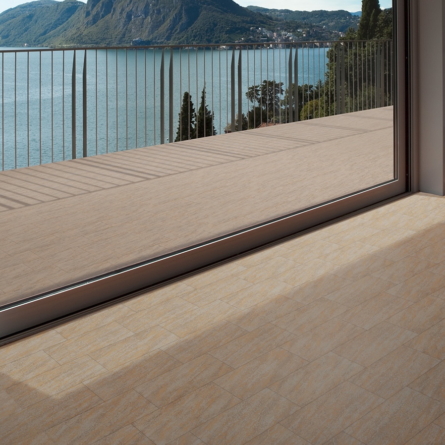 Porcelánico Efecto Piedra Cuarzo Natural Beige 15X30 - Eqig1180