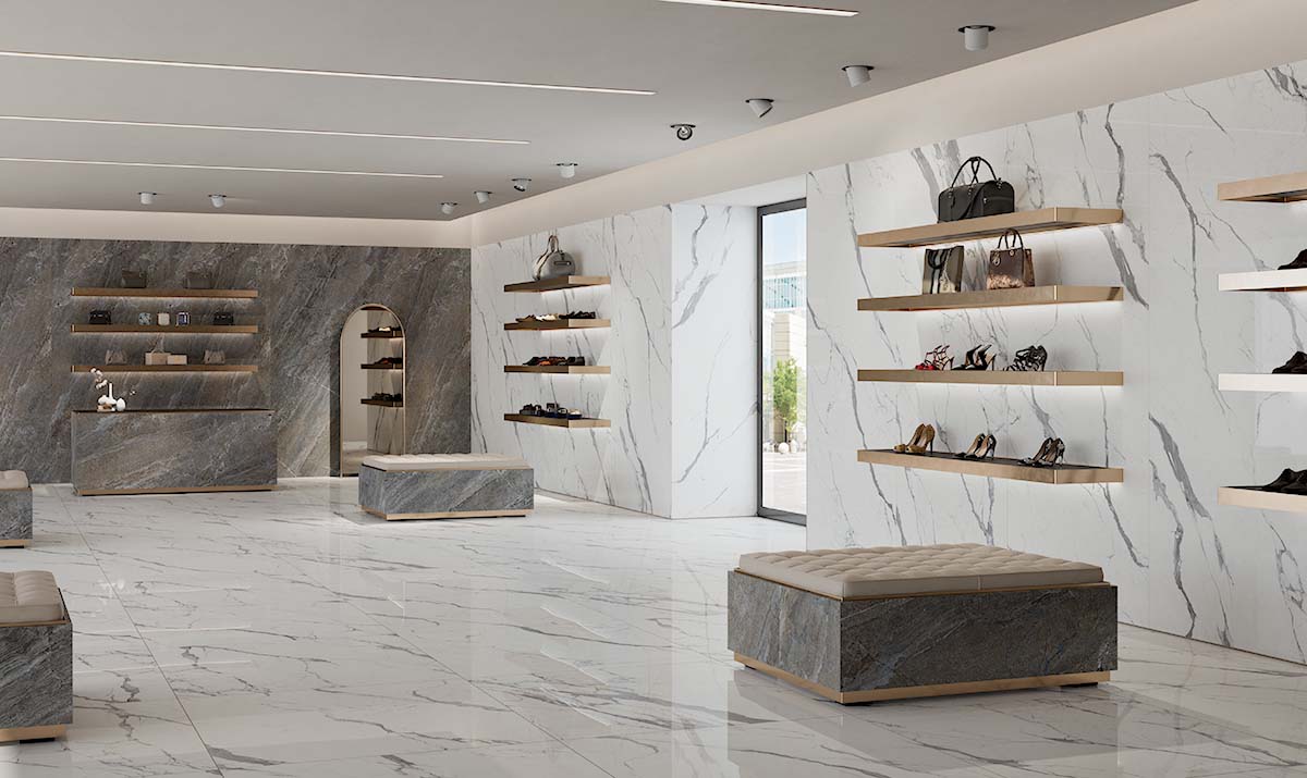 Porcelánico Efecto Mármol Statuario Blanco Pulido 60X120 - Essu179