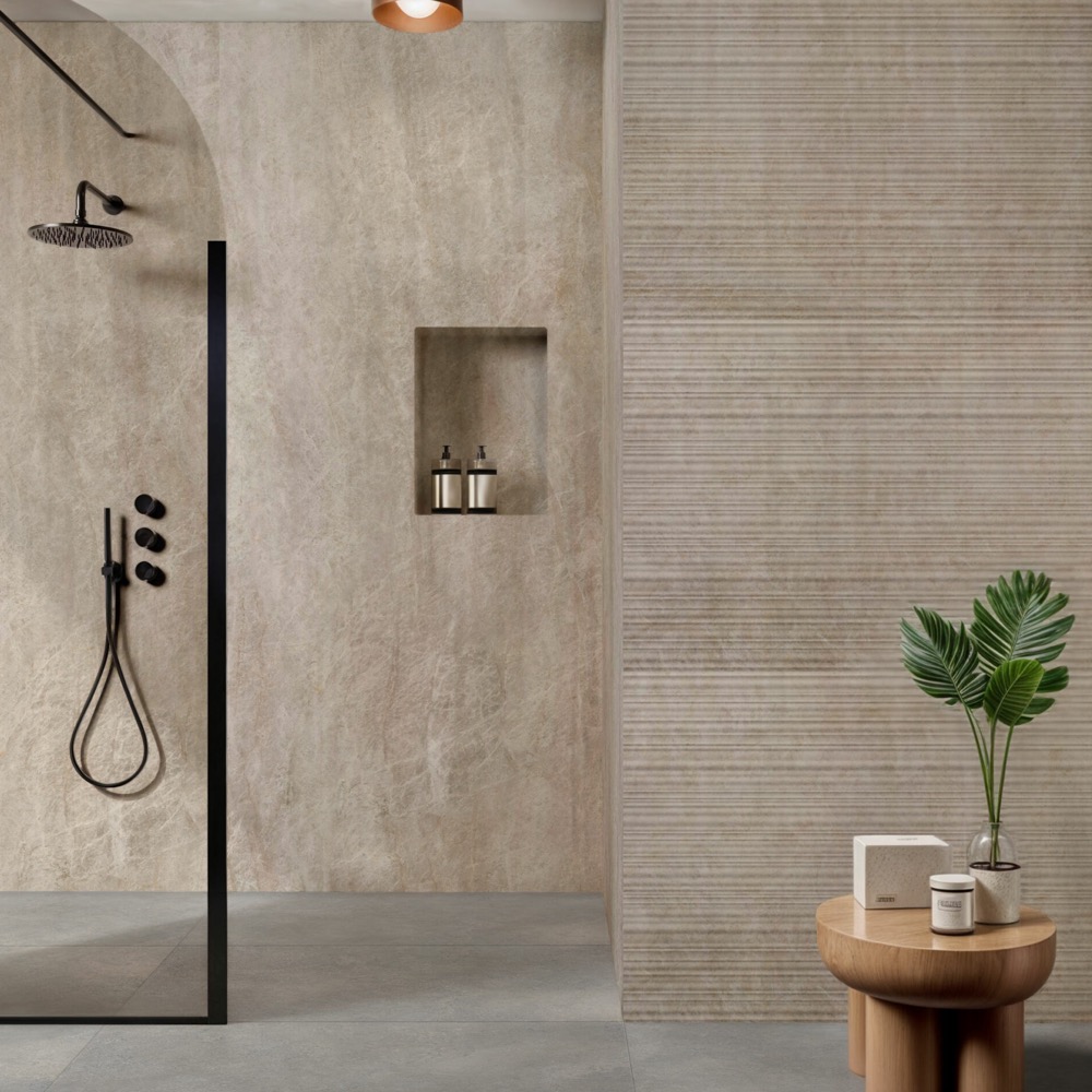 Revestimiento Elegante De Gres Porcelánico Efecto Mármol Marfil Mate Rt 60x120 - ETMA1570