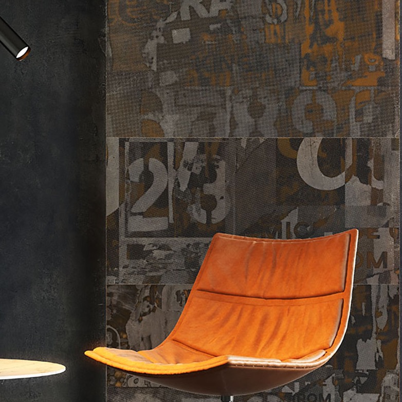 Revestimiento Industrial De Gres Porcelánico Decorado Gris Rt 60x120 - EUQS1710
