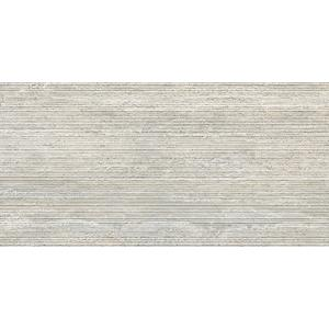 Italgraniti I Travertini Grigio Vein Cut Ribbed Sq. 60X120 - TR05BAR