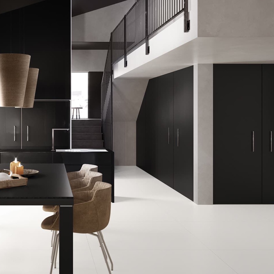 La Fabbrica Ava Absolute Black Lapp/Rett 160X160 - 97035
