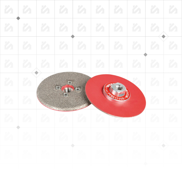 Platos de respaldo de diamante multiusos Montolit Mondrillo mediano 115 mm - 22,2 mm