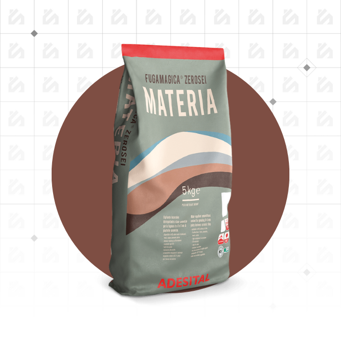 Adesital Fugamagica Zerosei Materia QUERCIA 5kg - Lechada para Juntas