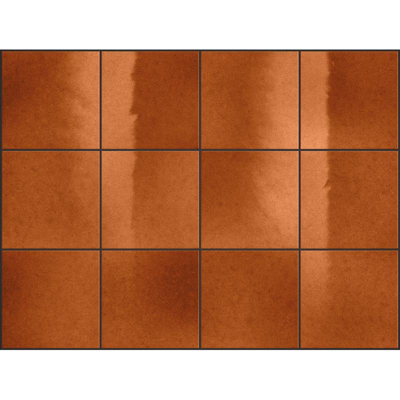Mosaic Vogue Riflessi Ruggine Rete 10x10 (30x40) - 00RLAR81