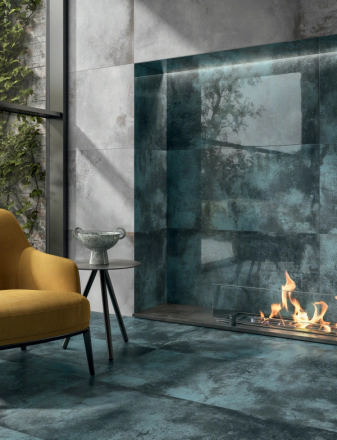Caesar Alchemy Navy Matt 80X80 - AFUF